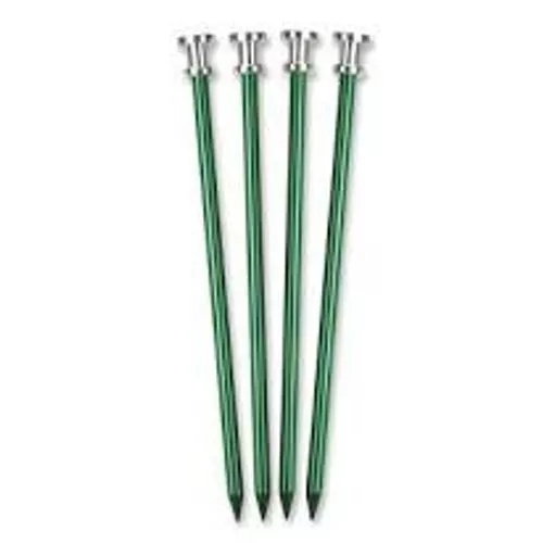 Stansport Aluminum 9" Tent Pegs Green 4 Pack