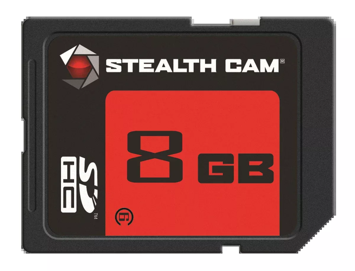 Stealth Cam 8GB SDHC Secure Digital Memory Card for Trail Cameras, Photos & Video STC8GB