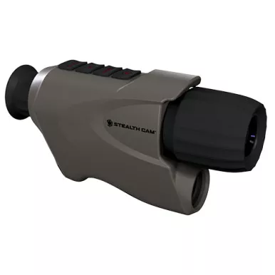 Stealth Cam STCXNVMSD Digital Night Vision Monocular & Camera - 3x20mm 8MP Resolution, Brown Rubber Armor Finish