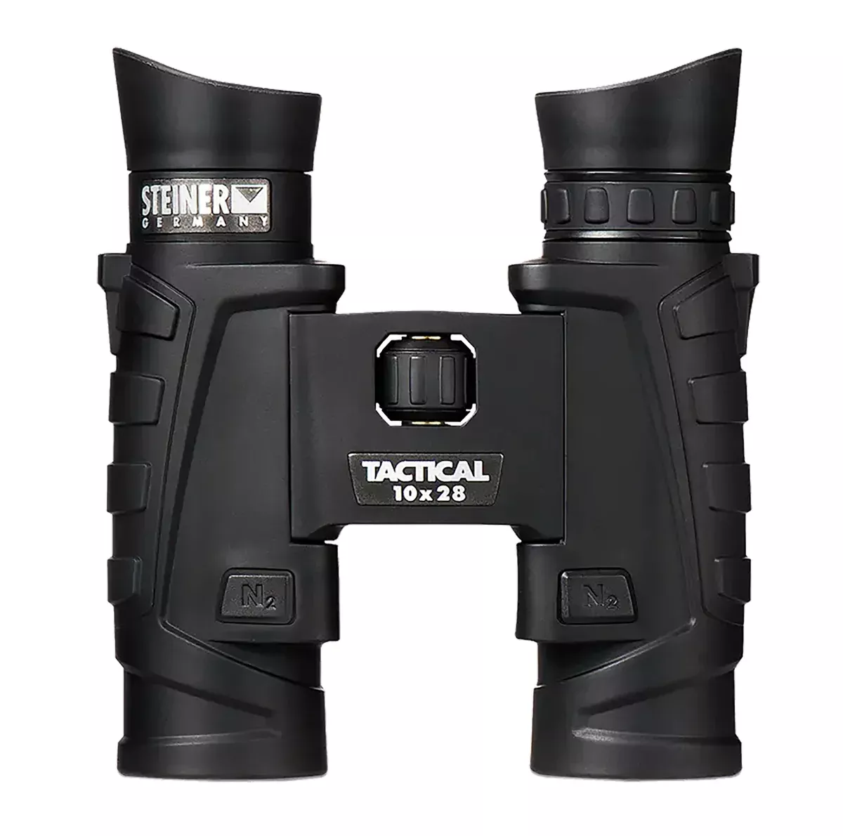 Steiner 2004 T1028 Tactical 10x28mm Roof Prism, Fast-Close Focus, Black Makrolon w/Rubber Armor