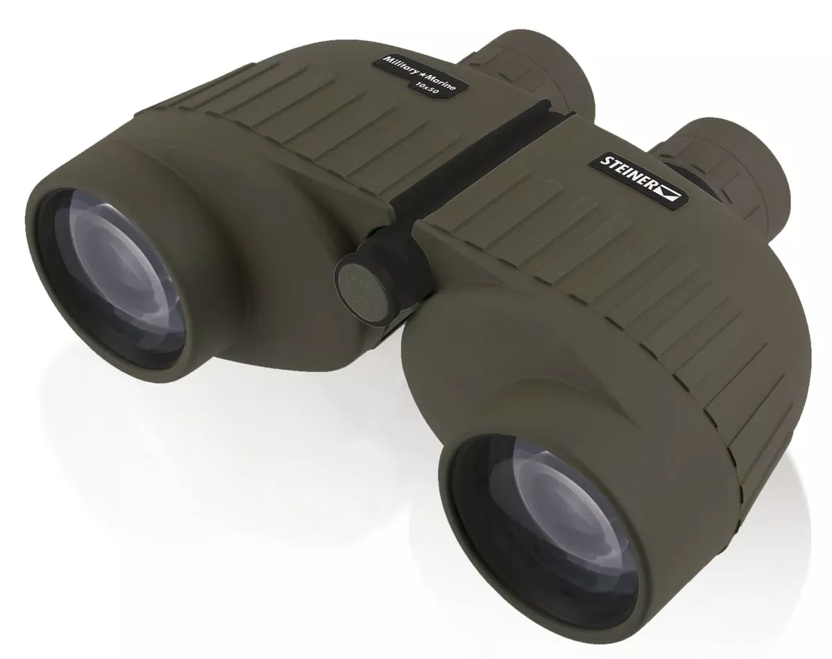 Steiner 2035 Military-Marine10x50mm Porro Prism, Sports-Auto Focus, OD Green Makrolon w/Rubber Armor