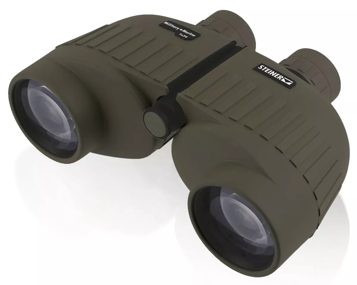 Steiner 2038 Military-Marine7x50mm Porro Prism, Sports-Auto Focus, OD Green Makrolon w/Rubber Armor
