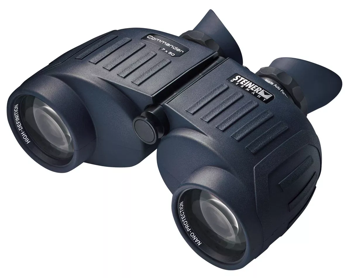 Steiner 2304 Commander7x50mm Floating Prism Sports-Auto Focus, Black Makrolon w/Rubber Armor