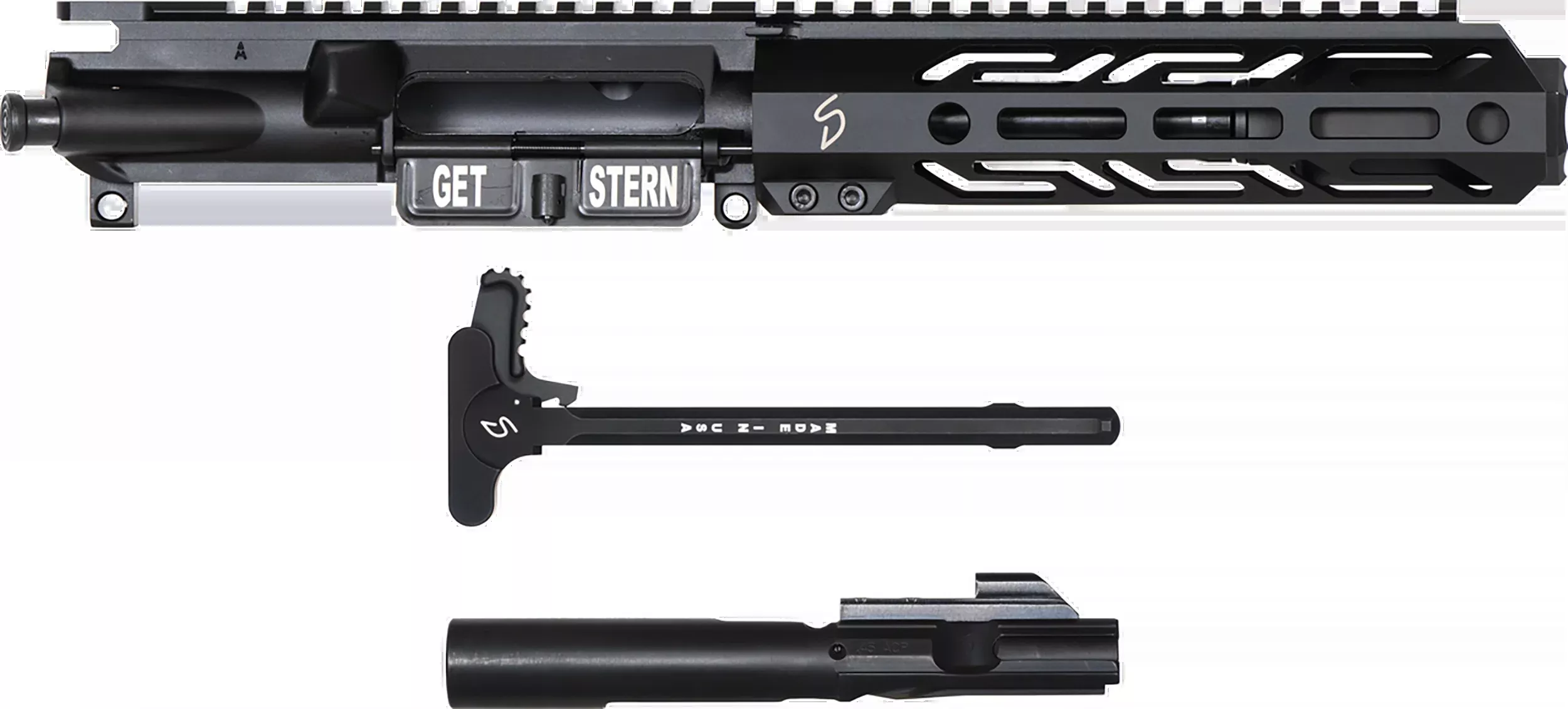 Stern Defense 8in Mod 5 M-LOK .45 ACP Upper Assembly, 6in Black Melonite Barrel 015SD8INCHMOD5MLOK6INC