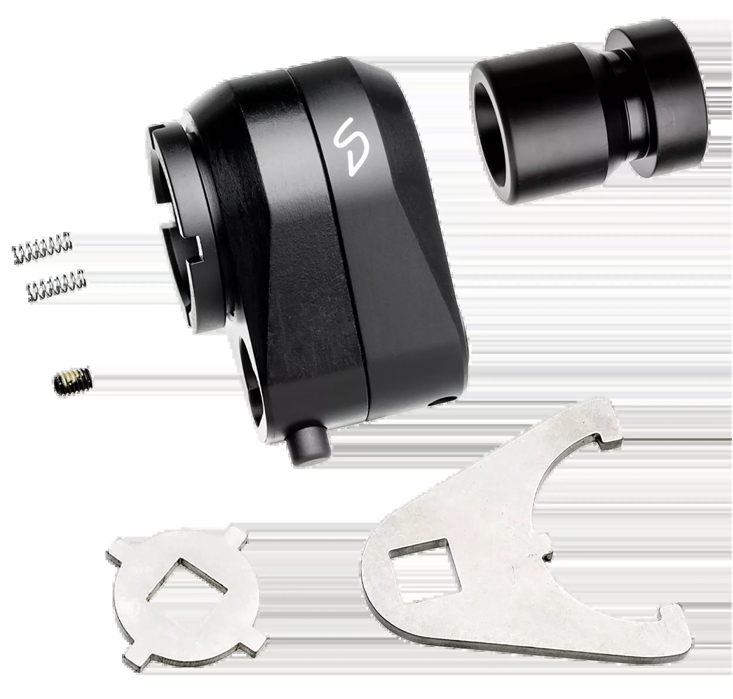 STERN DEFENSE Rapid Attach Buttstock Adapter, Black, AR Platform, 7075 Aluminum/Steel – 008SDRABADD1M