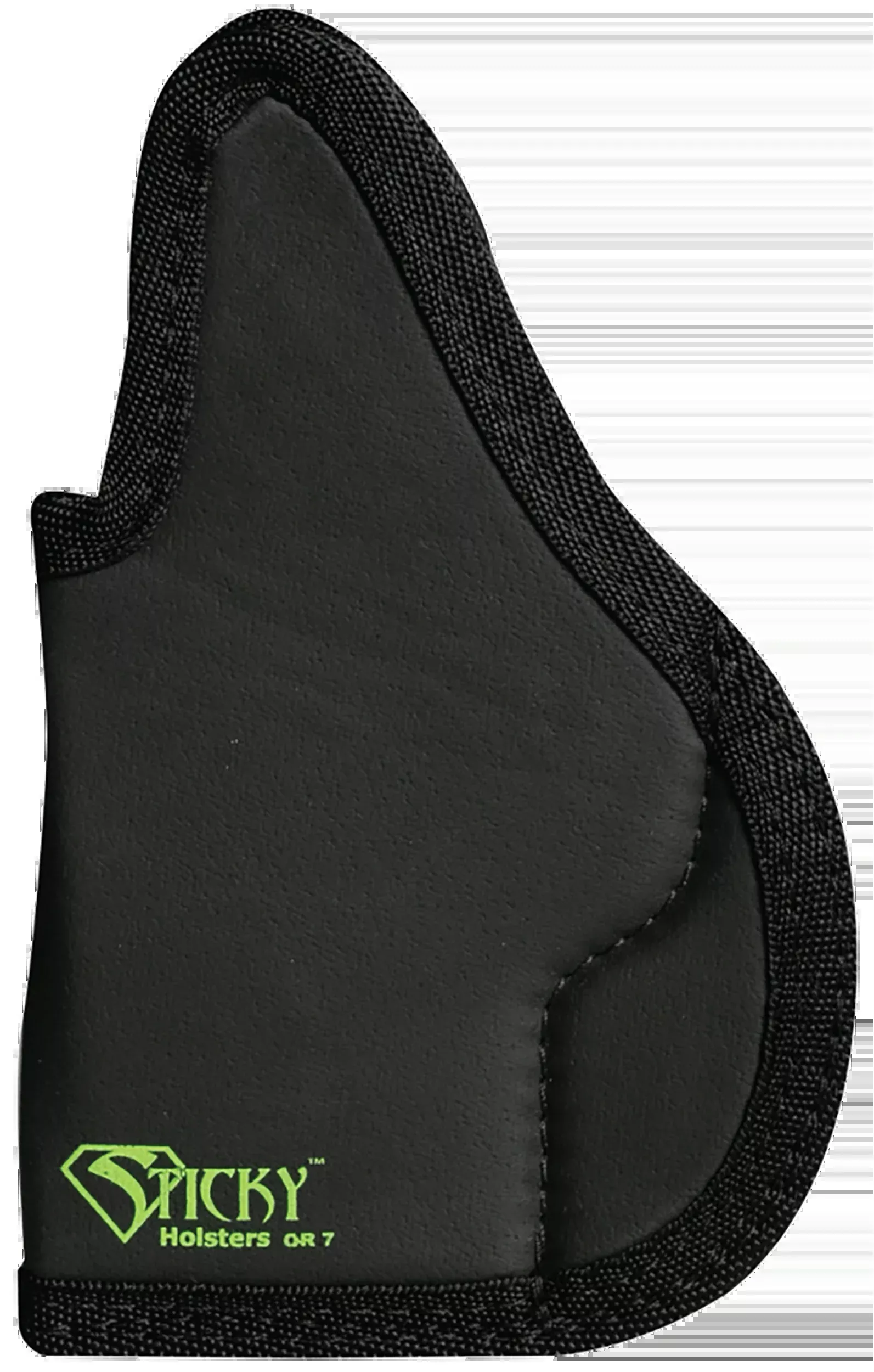 Sticky Holsters Optics Ready 7 Ambidextrous Inside-the-Waistband/Pocket Holster, Black Cordura/Foam — OR7