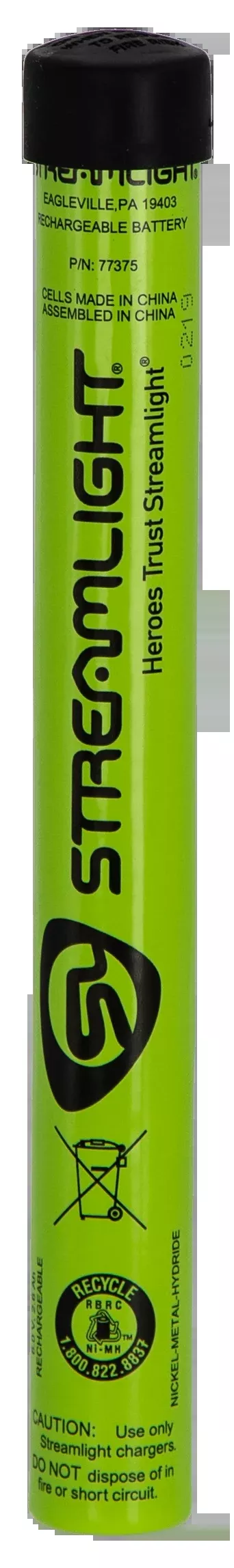 Streamlight 6.0V Nickel Metal Hydride Rechargeable Battery Stick for UltraStinger & SL-20 Series, 77375