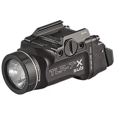 Streamlight 69406 TLR-7 X Sub USB Rechargeable Rail-Mounted Light - Fits the Sig Sauer P365/P365 XL, 500 Max Lumens, Black
