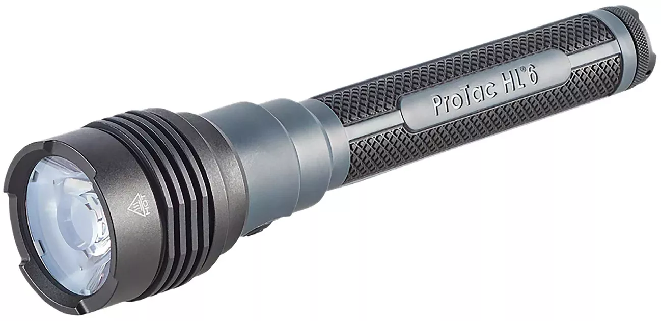 Streamlight 88131 ProTac HL 6 FlashlightBlack Anodized 450/1,500/5,300 Lumens White LED