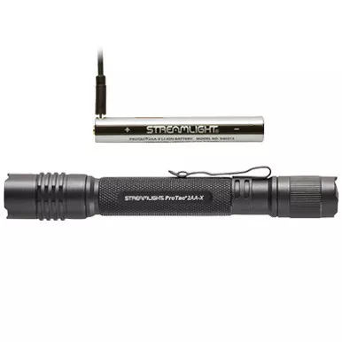 Streamlight 88135 ProTac 2AA-X USB Rechargeable Flashlight - 550 Max Lumens, Black