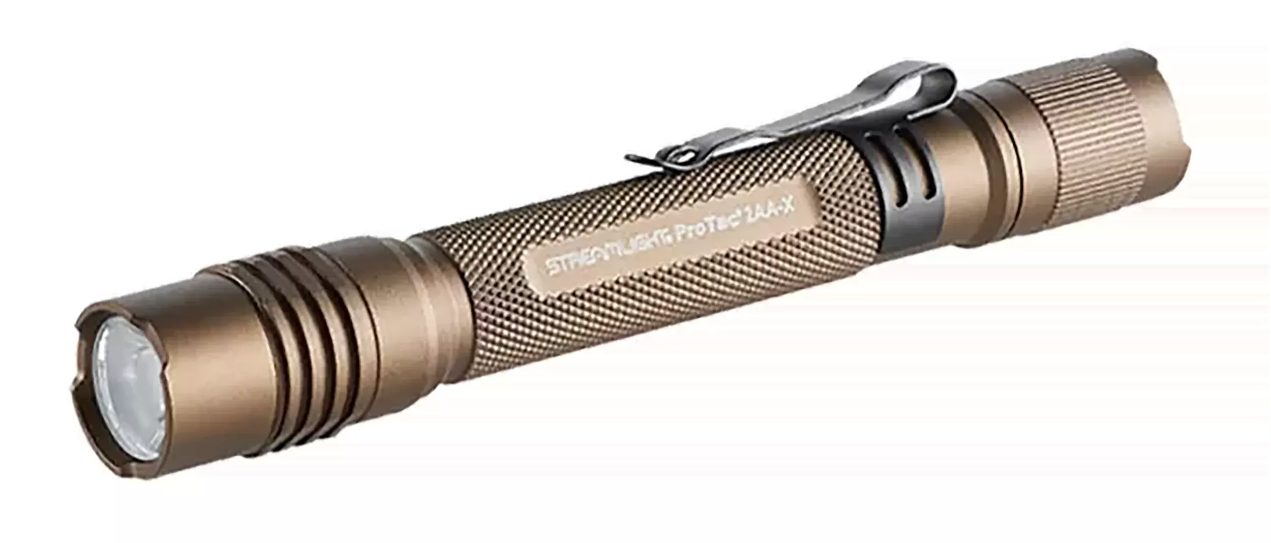 Streamlight ProTac 2AA-X USB Rechargeable Tactical Flashlight, Multi-Fuel, Coyote, 550 Lumens – 88137