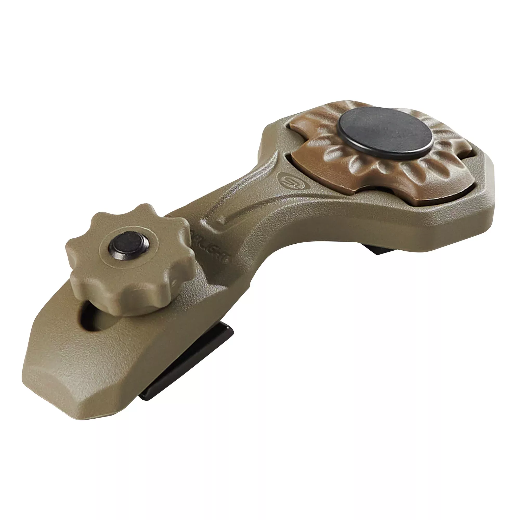 Streamlight Sidewinder High Offset ARC Rail Helmet Accessory Mount, Coyote, 14115