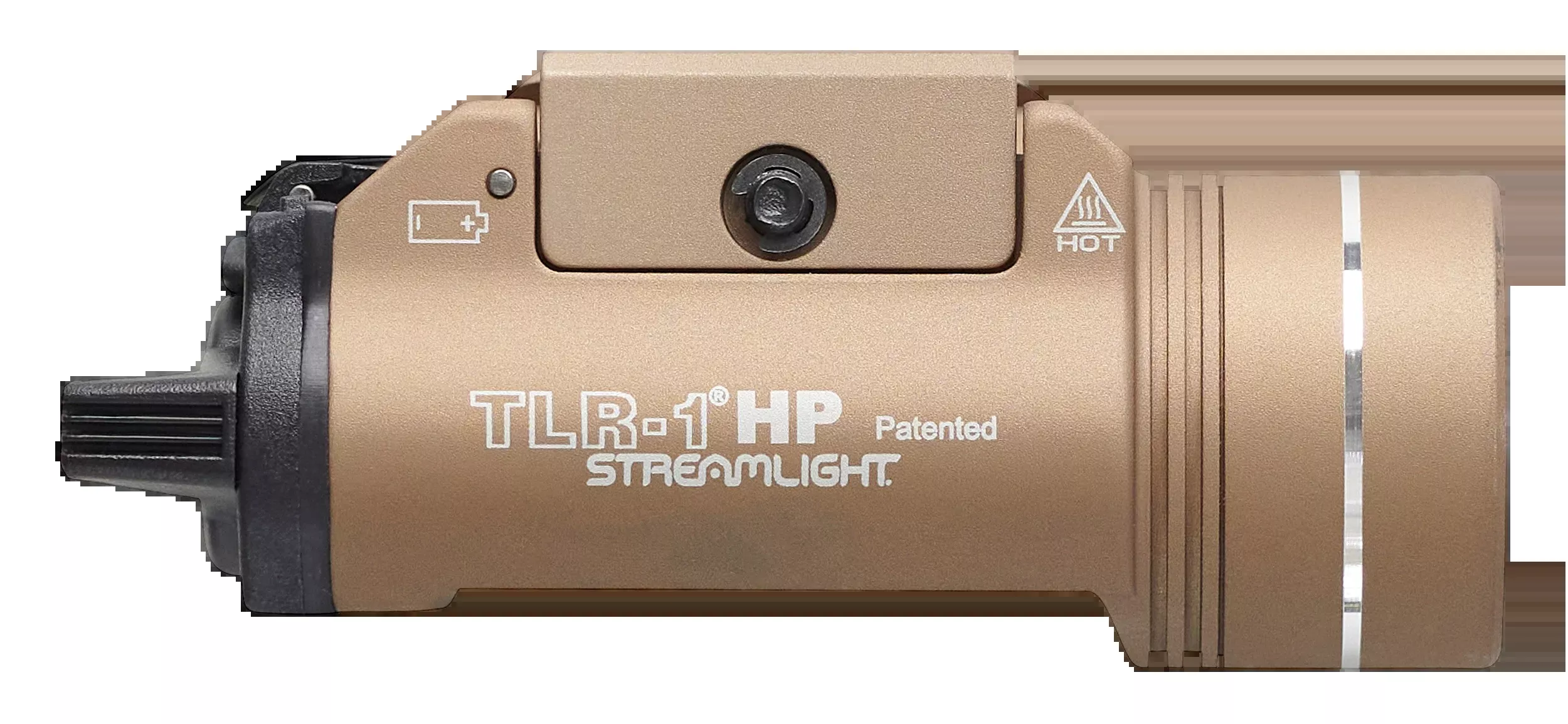 Streamlight TLR-1 HP Rail-Mounted Weapon Light, 1000 Lumens, Flat Dark Earth - 59151