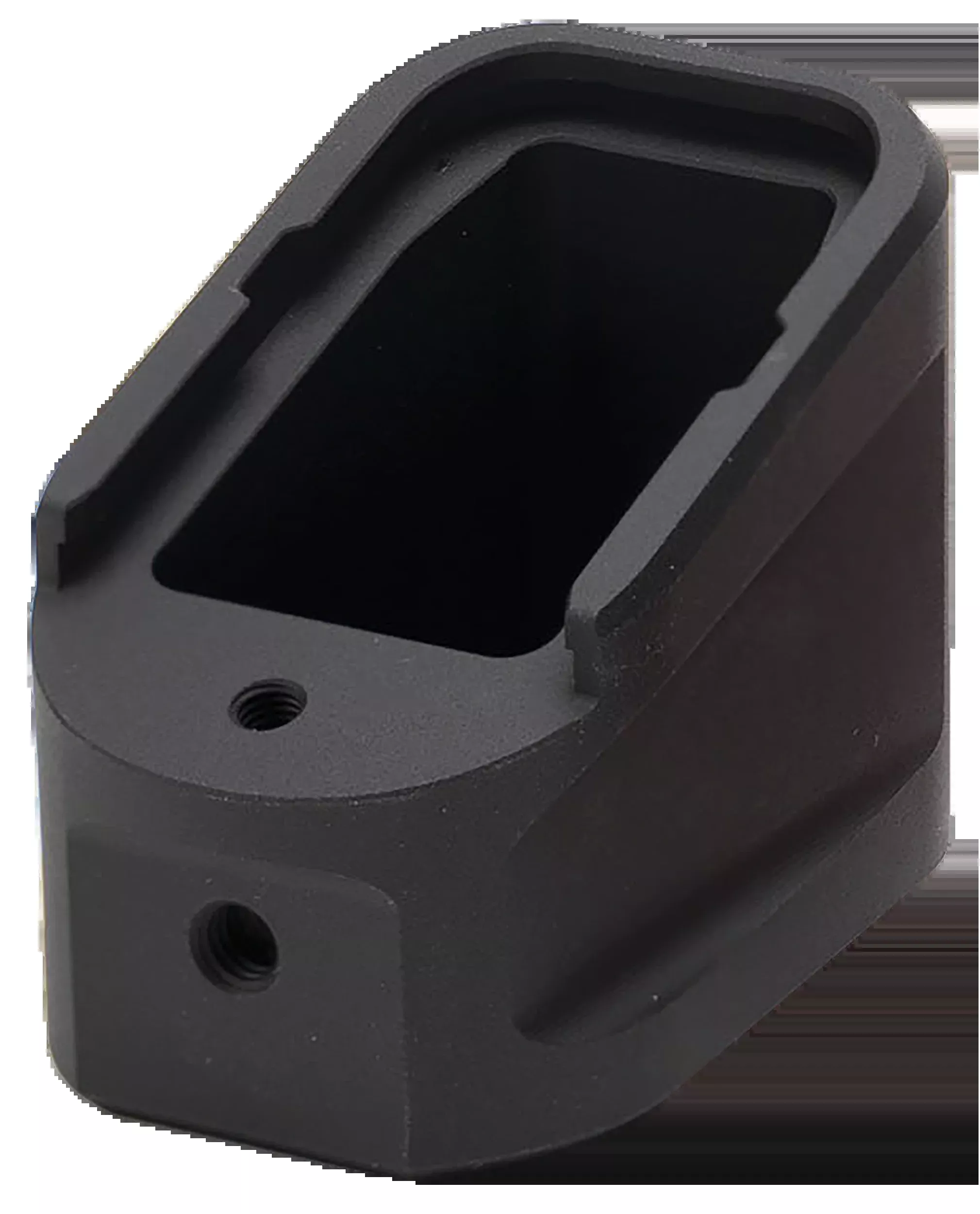 Strike Extended Magazine Plate for Glock 17/22, +5 9mm/+4 .40, 6061-T6 Black EMPALG17BK
