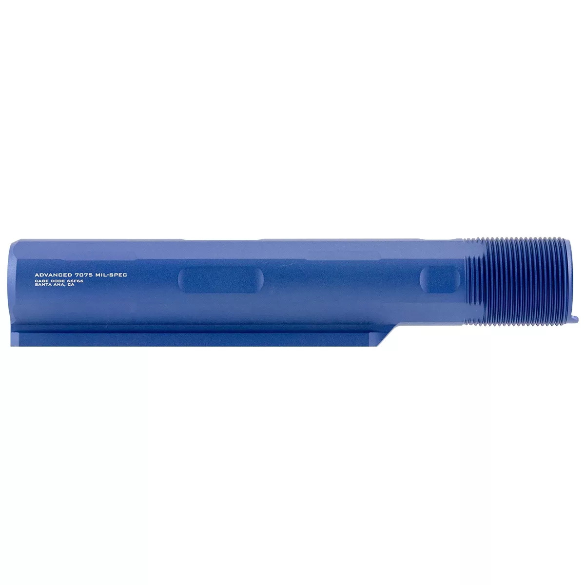 Strike Industries AR-15 Mil-Spec Advanced Receiver Extension 7 Position Buffer Tube Aluminum Red