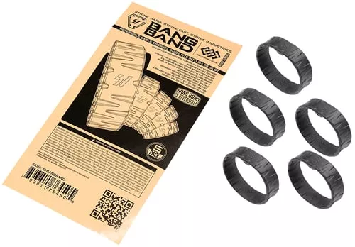 Strike Industries BANGBAND Bang BandMade of Black Rubber 5 Pack