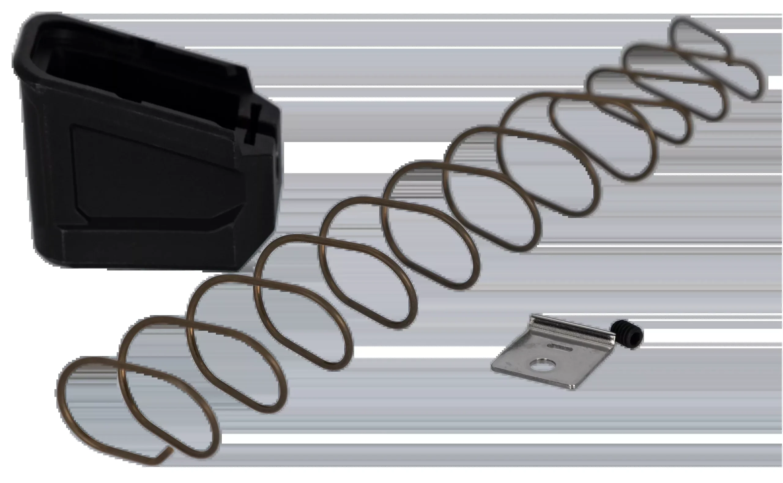 Strike Industries Enhanced Magazine Plate Extension for Glock 9mm/.40 +5/+6 Black Polymer EMPG9&40