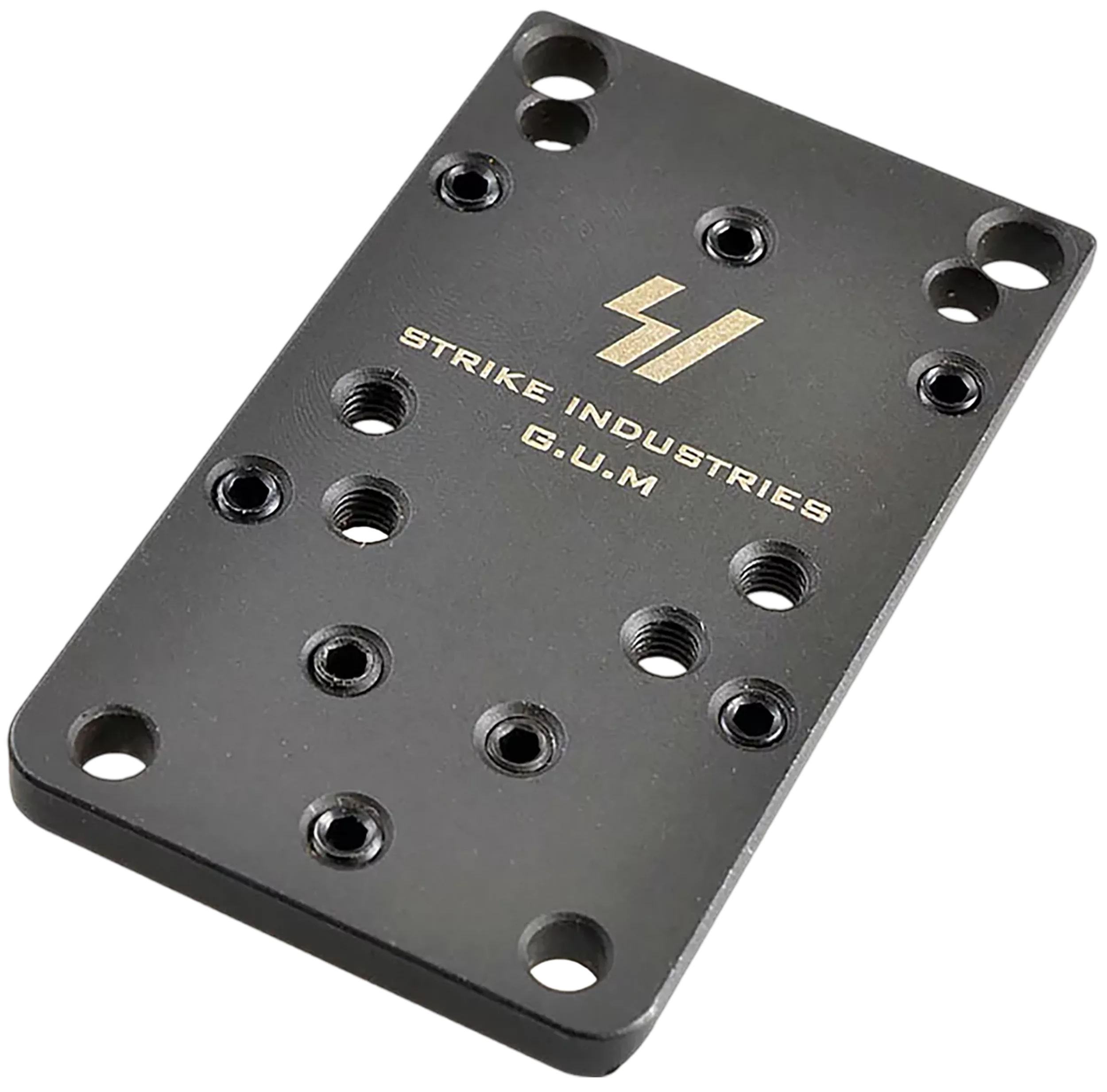 Strike Industries GLOCKGUMV2 Universal Optic Mount for Glock Version 2Black Compatible w/Glock (Except 42/43/43X/48)