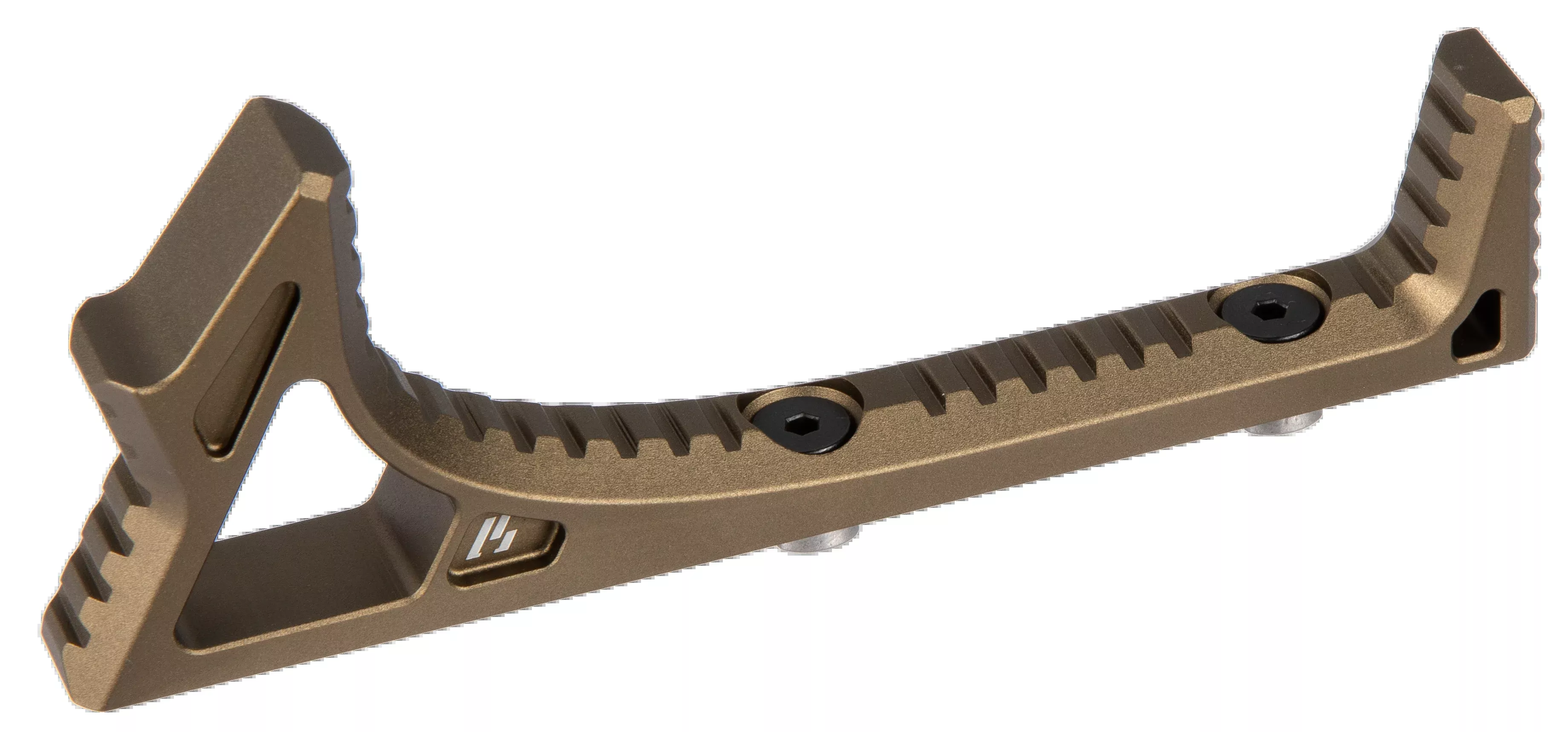Strike Industries LINK Curved ForeGrip, 6061-T6 Aluminum, FDE, for M-Lok & KeyMod rails LINKCFGFDE
