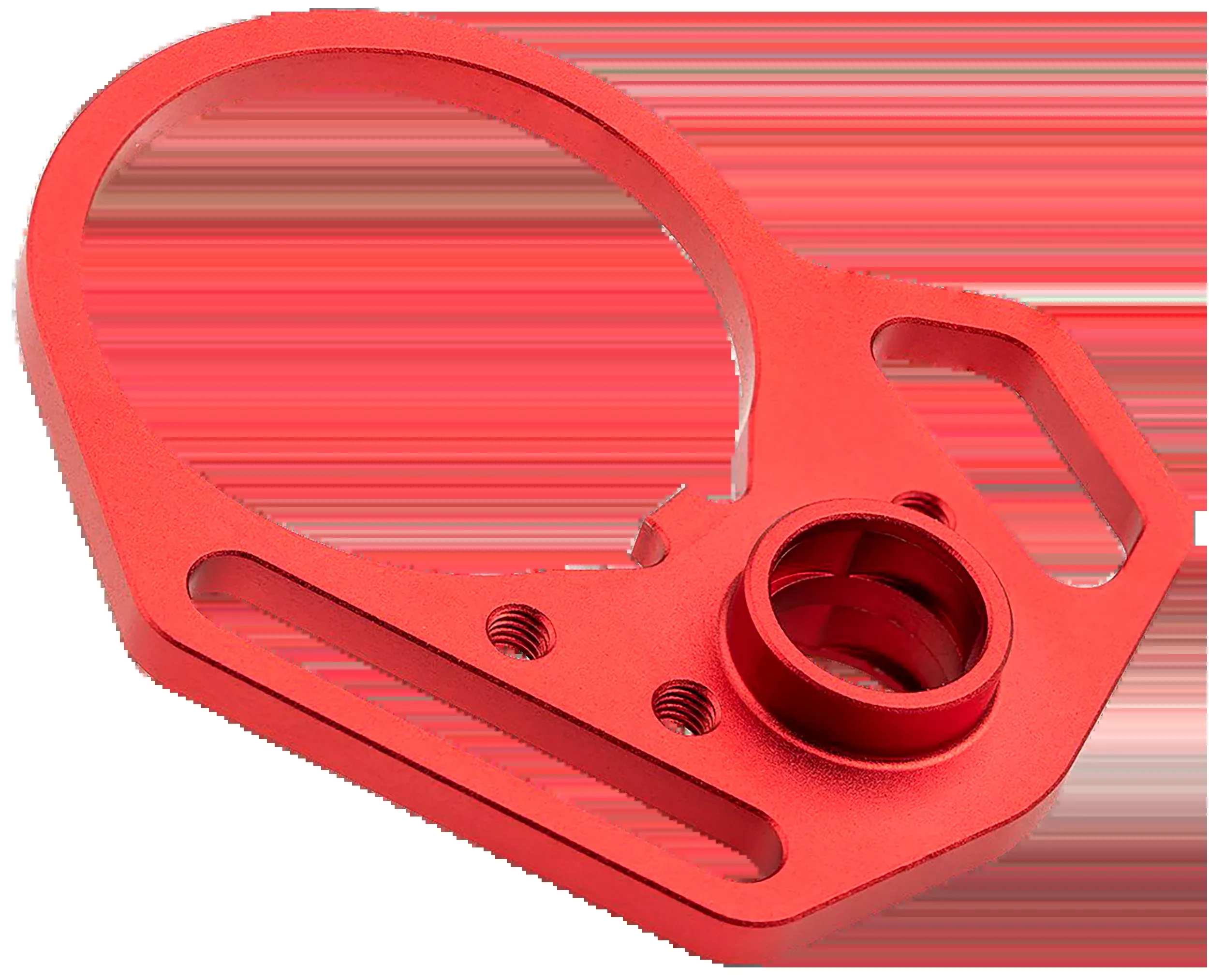 Strike Industries Multi-Function QD End Plate & Anti-Rotation Castle Nut, Red ARULMFEP&ACNRED