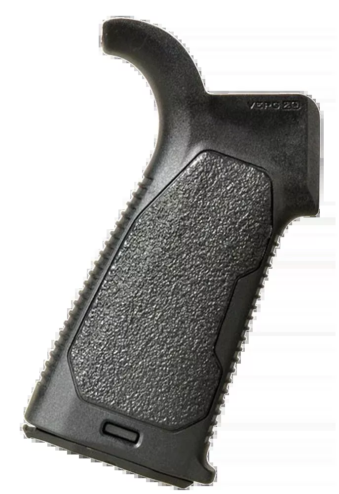 Strike Viper Enhanced AR Pistol Grip, 20-Degree Black Polymer for AR-15/AR-10 - ARVEPG20