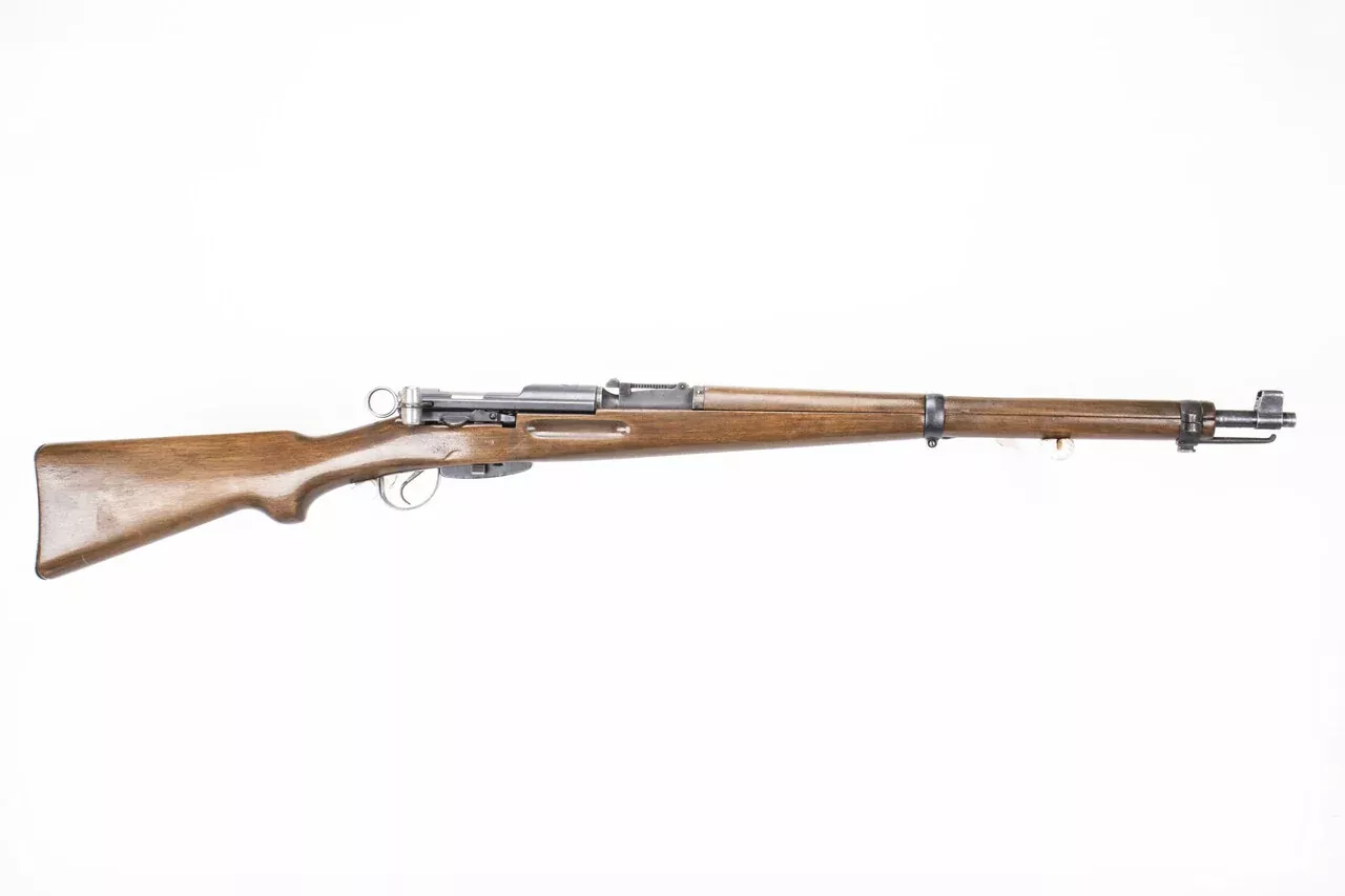 Swiss K31 7.5x55mm Straight Pull Rifle -Good Surplus Condition:Cracked - C&R Eligible