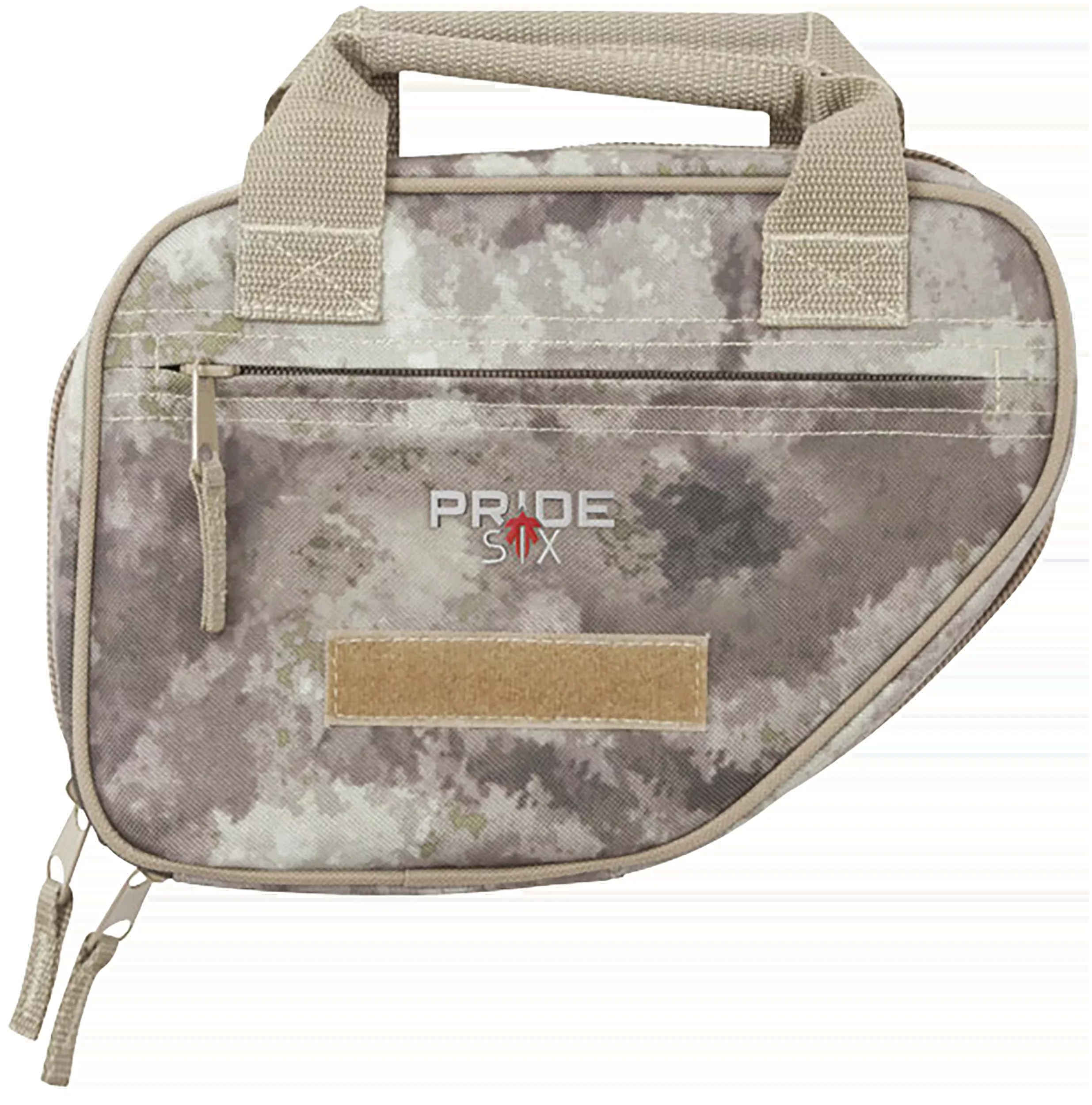 Tac Six Battalion Single Handgun Case 10-inch, A-TACS AU Camo, Neoprene Pocket & Lockable Zippers 10941