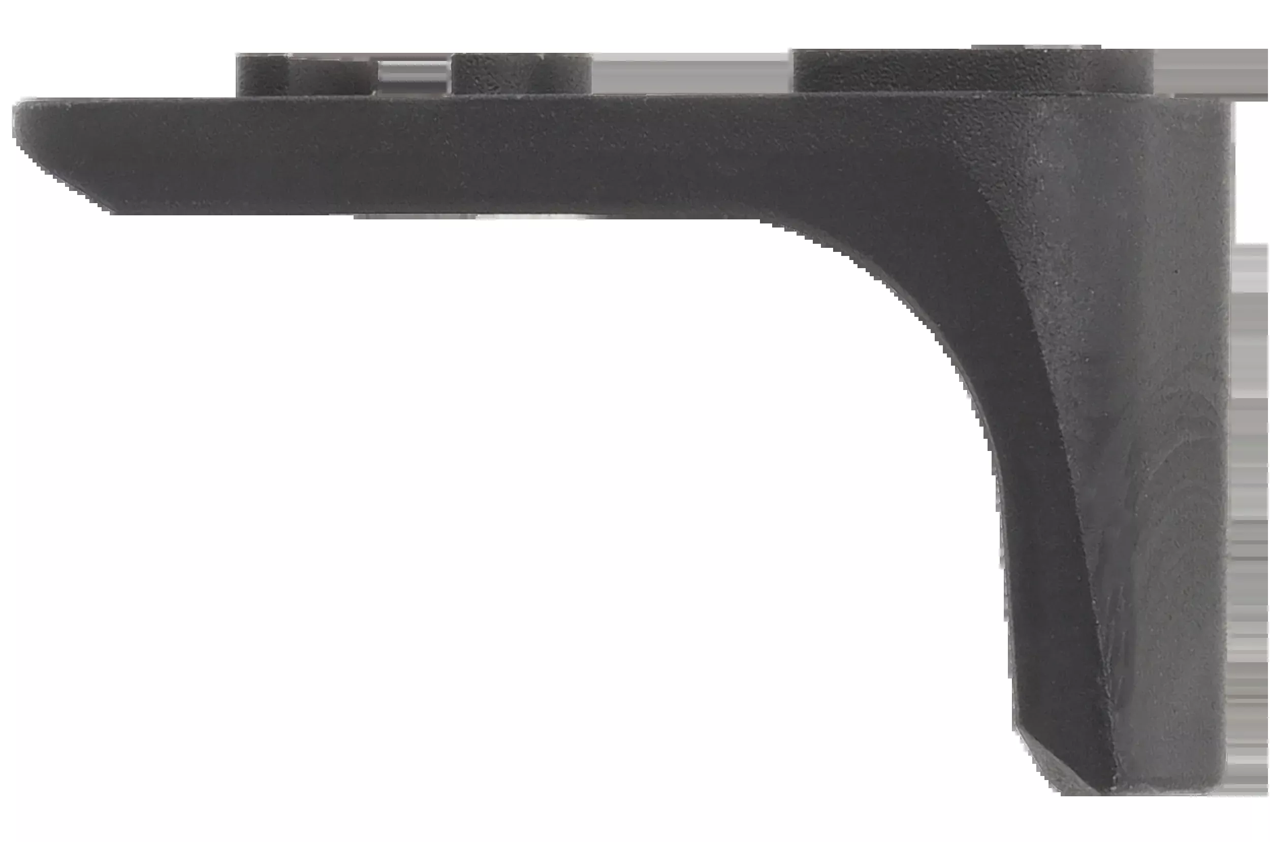 TacFire Handstop Gen 2 for M-LOK Rails, 1-Slot Aluminum Grip Stop, Black, MAR133G2