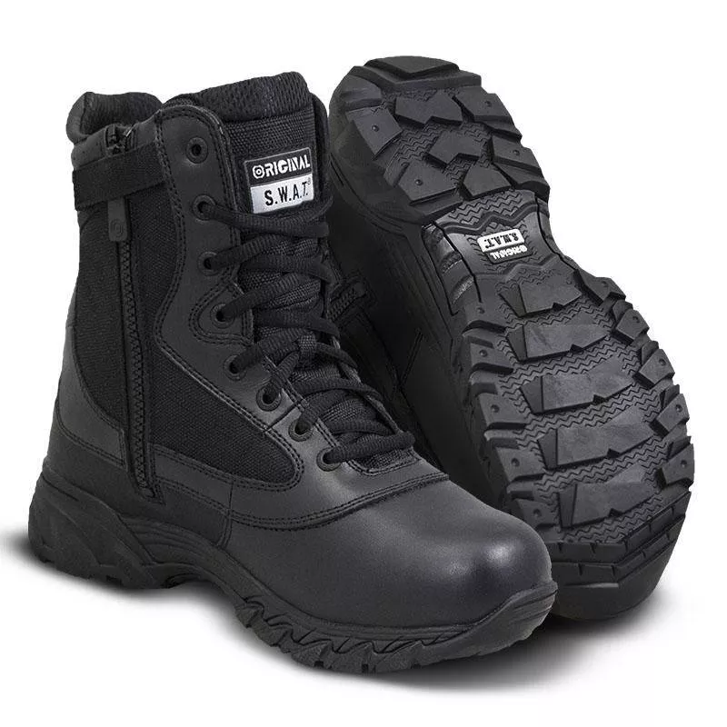 Tactical Police Chase 9" Waterproof Boots Side-Zip - 132001