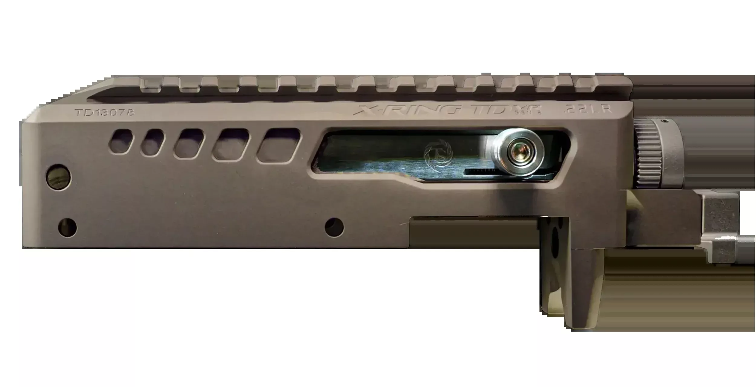Tactical Solutions X-Ring Takedown Receiver Set, Quicksand Anodized Aluminum, XRA2TDQS