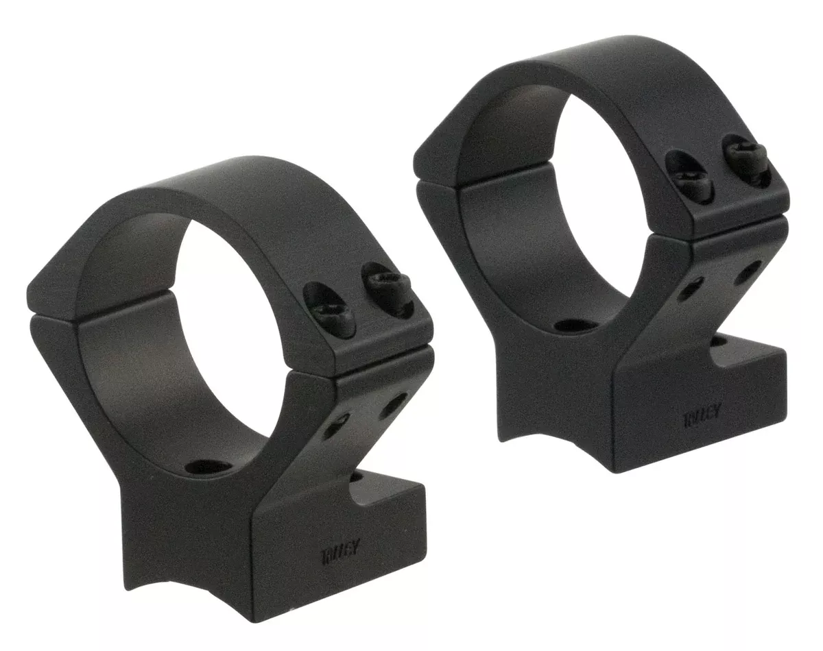 Talley 930735 Scope Mount/Ring ComboBlack Anodized Aluminum 1" Tube X-Bolt Low Rings Short/Long Action 0 MOA