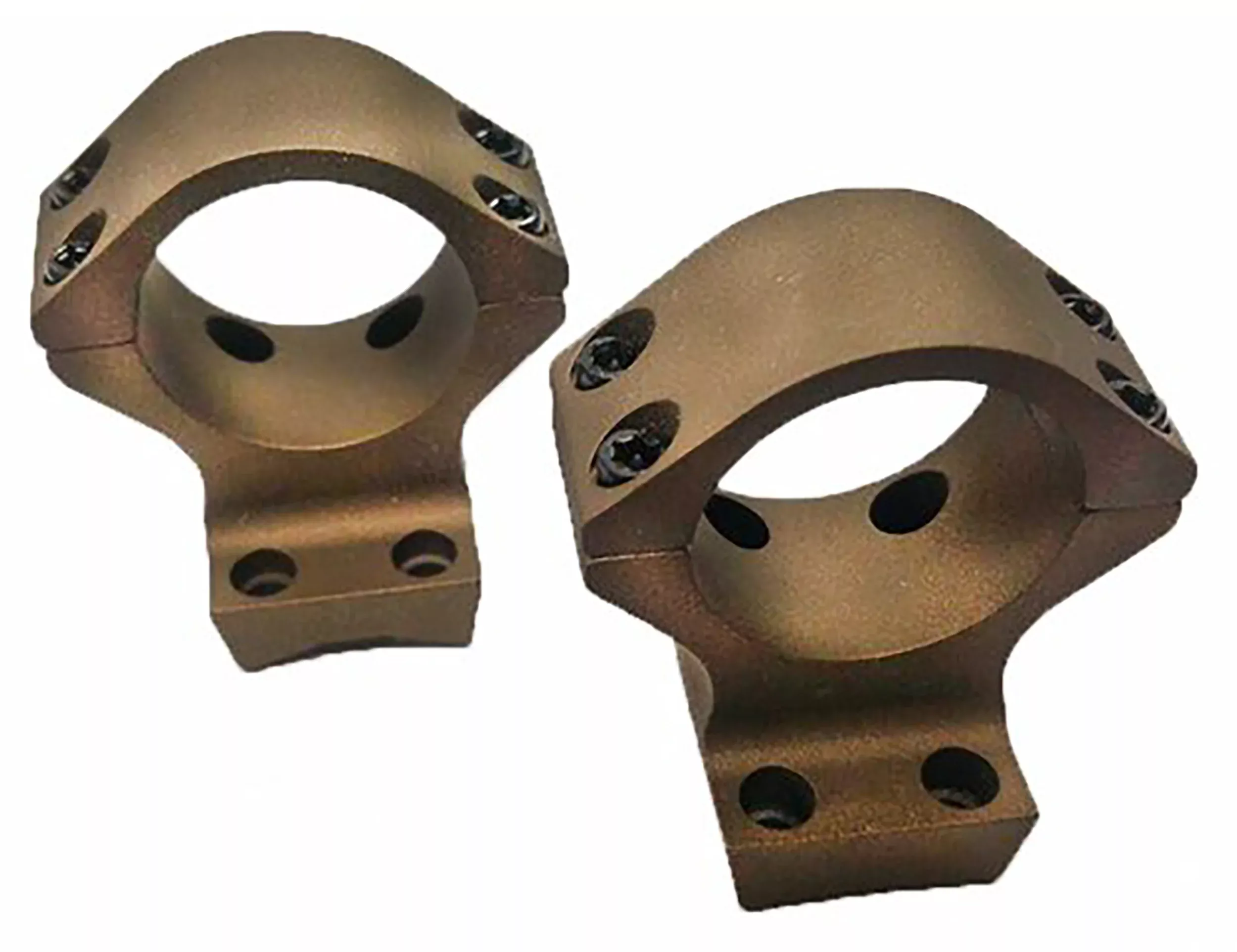 Talley Browning X-Bolt Scope Mount/Ring Combo, 30mm Medium, Burnt Bronze, 0 MOA, HC740735