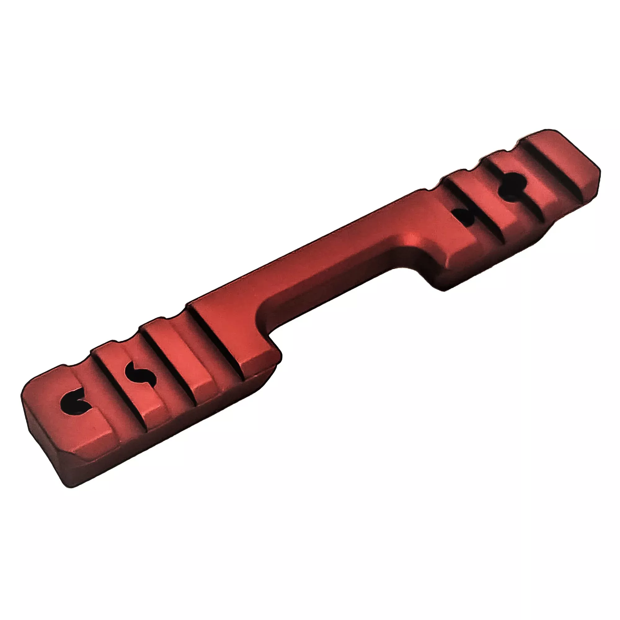 Talley Manufacturing Picatinny Base for Winchester Xpert 22, Red Hard-Coat 0 MOA, P00RED102