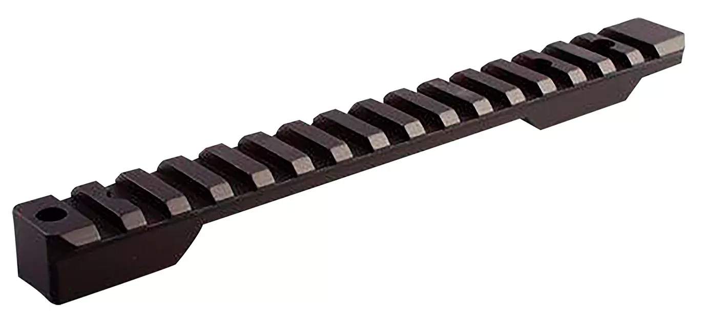 Talley PL0252153 CVA Cascade Picatinny RailBlack Anodized Long Action 0 MOA