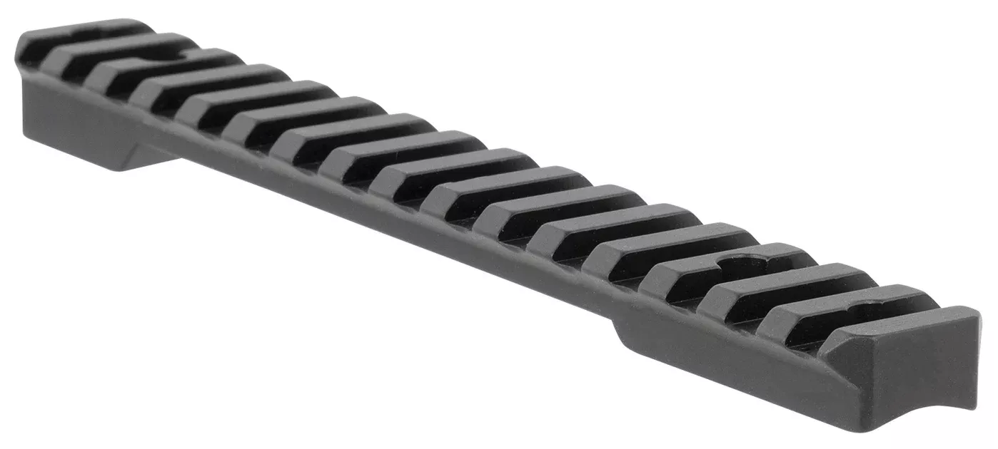 Talley PLM258763 Fierce Picatinny RailBlack Anodized Long Action 20 MOA