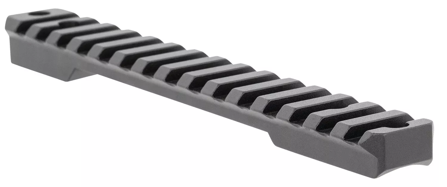 Talley PLM258779 Fierce Rivalry Picatinny RailBlack Anodized Long Action 20 MOA