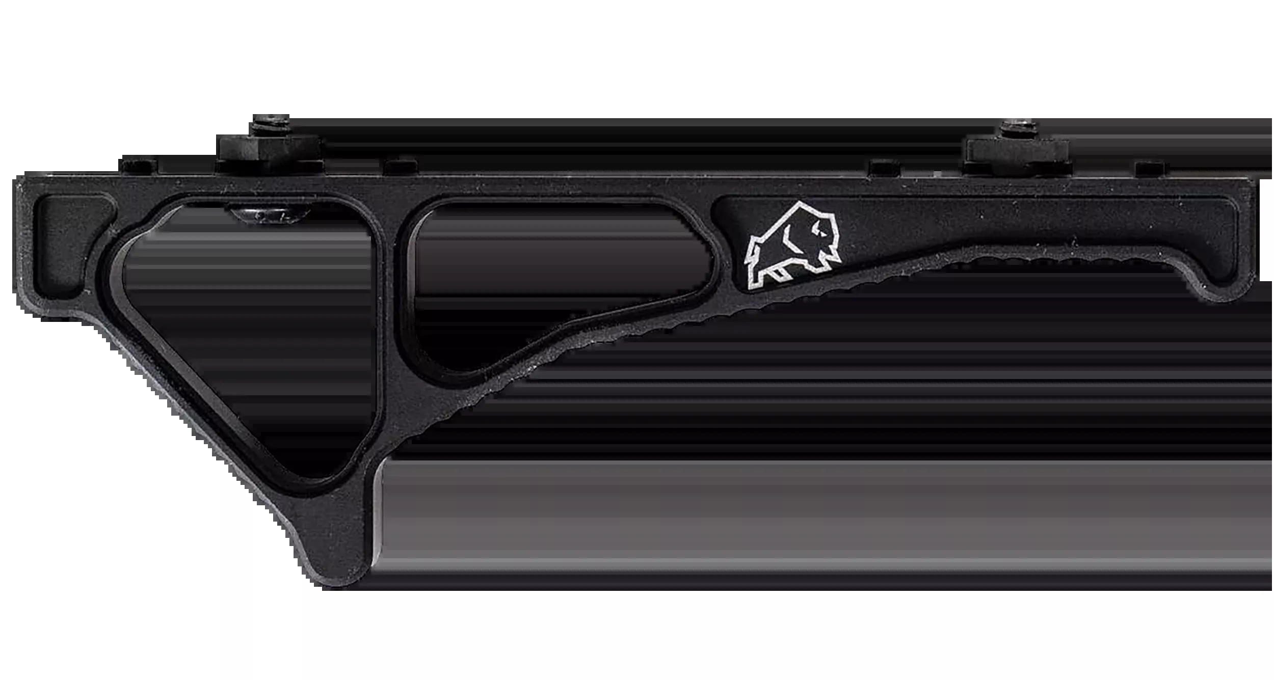 Tapco M-LOK Handstop, Large Black Aluminum Low-Profile Ergonomic Grip Accessory, TAP22096