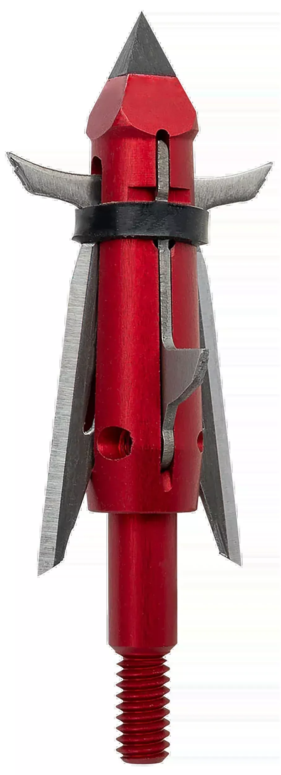 TenPoint Nemesis Mechanical Broadhead, 4-Blade Chisel Tip, 100 Grain, Red – HEA8043, 3-Pack