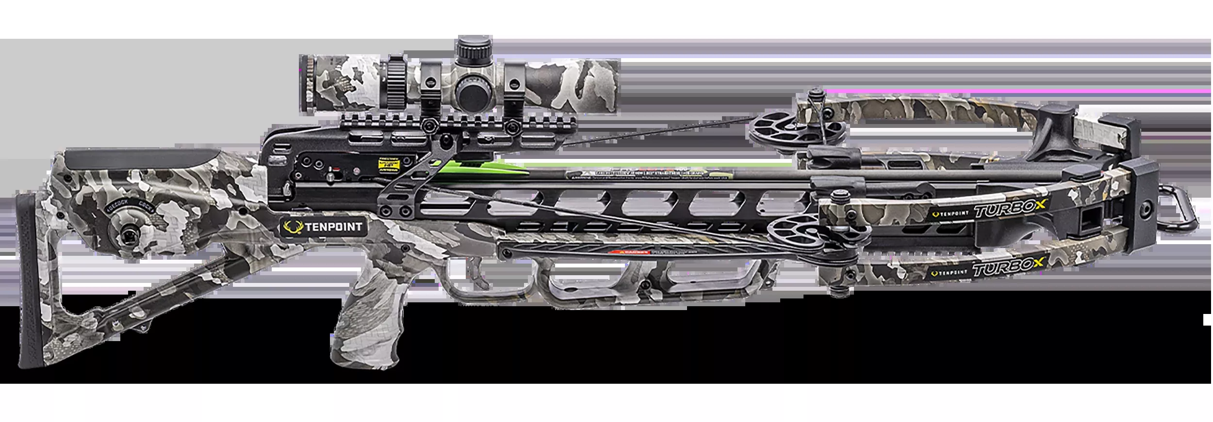 TENPOINT Turbo X Crossbow with RangeMaster 100 Scope, ACUslide, 415 FPS – CB250207549