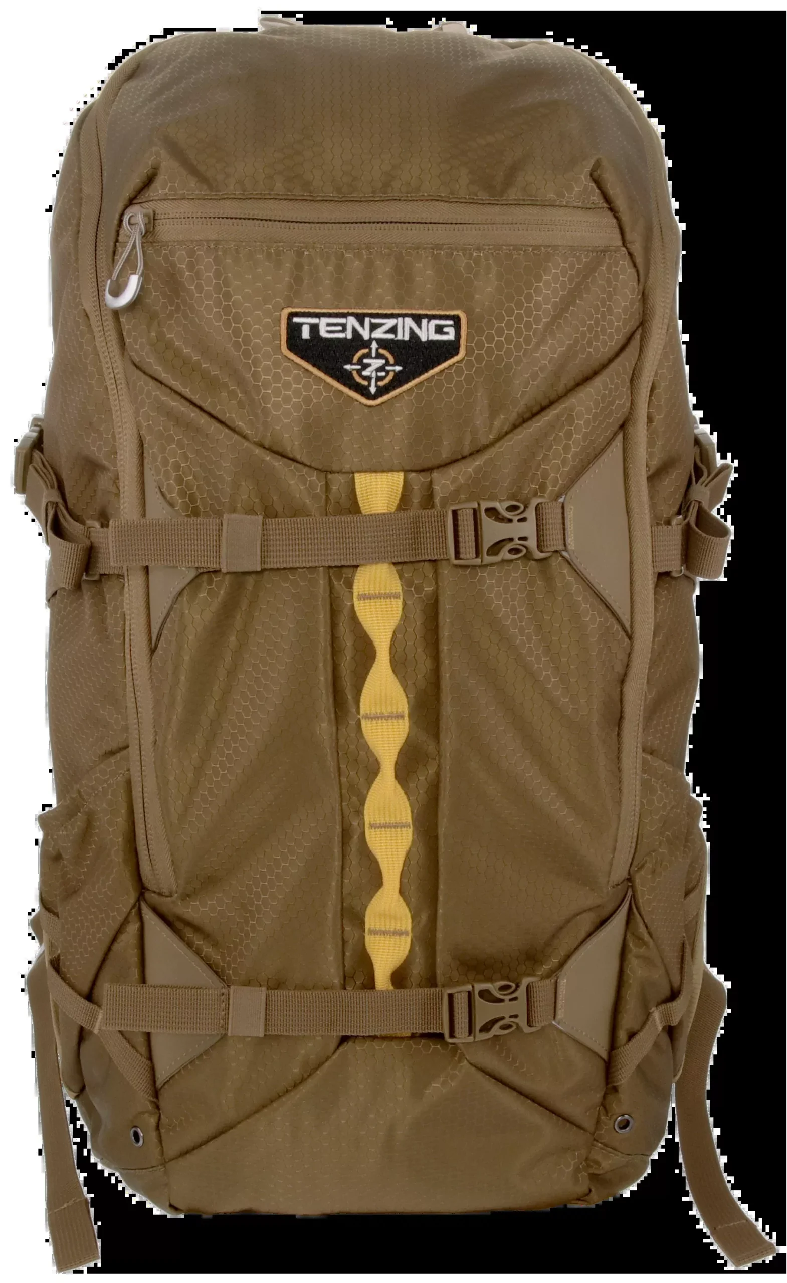 Tenzing 2100 Daypack (Tan) – Burr-Proof Ripstop Honeycomb Poly Oxford, Daisy Chain | TZGTNZW2100BST
