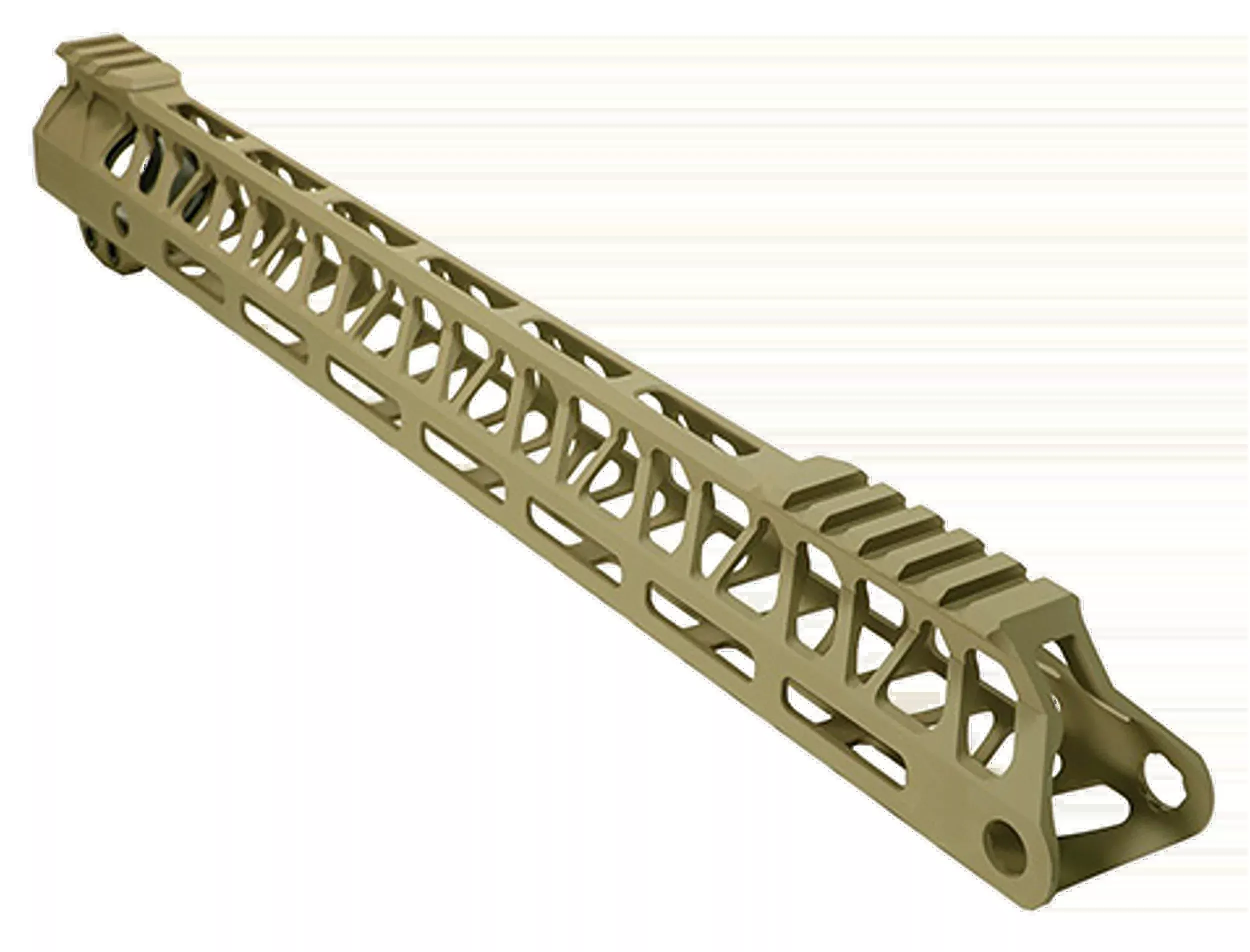 Timber Creek Outdoors Ultralight Enforcer 15 in AR-15 Aluminum Handguard, Flat Dark Earth ULE15HGFDE