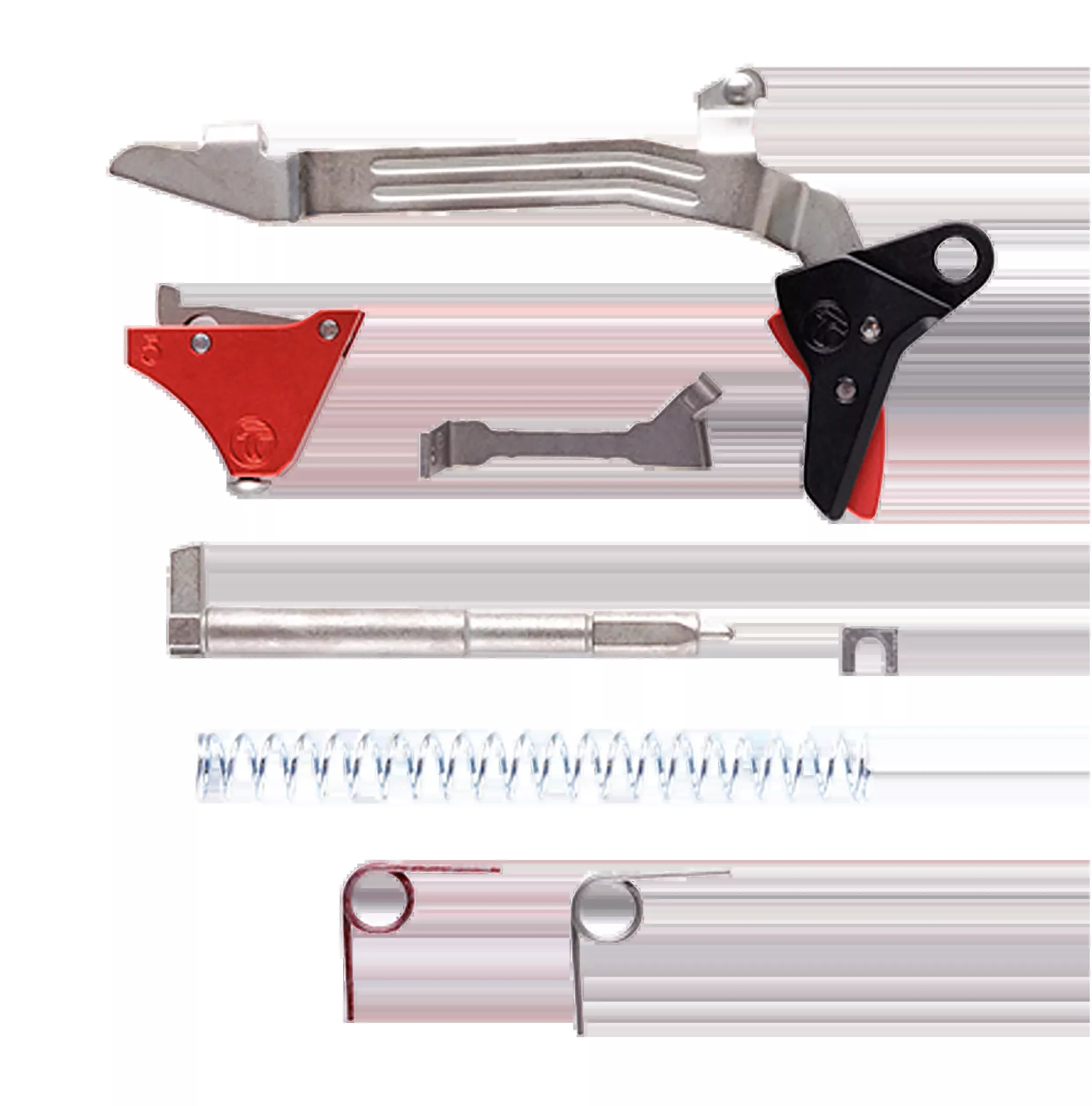 Timney Triggers Alpha Competition Trigger for Glock Gen5 9mm/.40 Smith & Wesson, Red ALPHAGLOCK5UBKBLACK