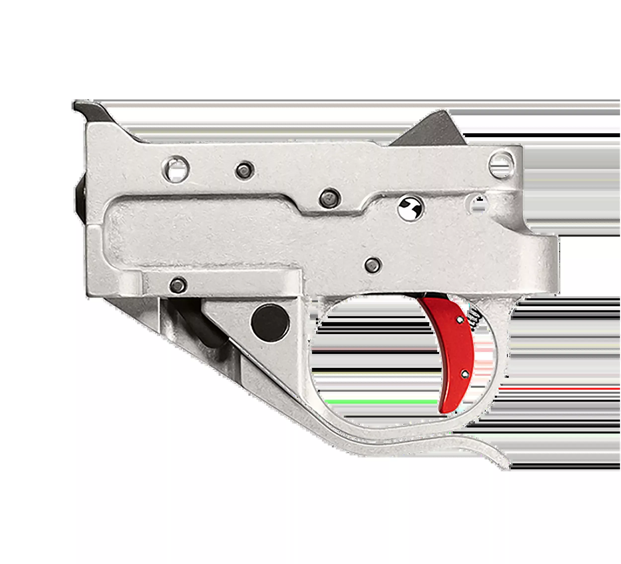 Timney Triggers Ruger 10/22 Single-Stage Curved Replacement Trigger 2.75 lb Silver/Red 10222C16