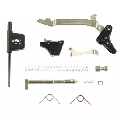 Timney Triggers Ultimate Builder's Kit For Glock Gen 3-4 - External Pivot Trigger, Black