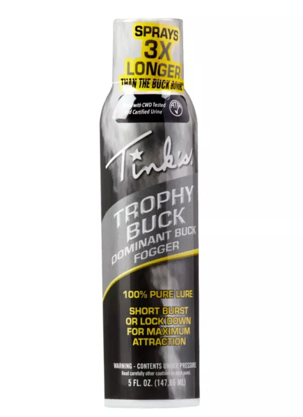 Tink's Trophy Buck HotShot Scent Fogger, Dominant Buck Urine, 5 oz Aerosol, W5502
