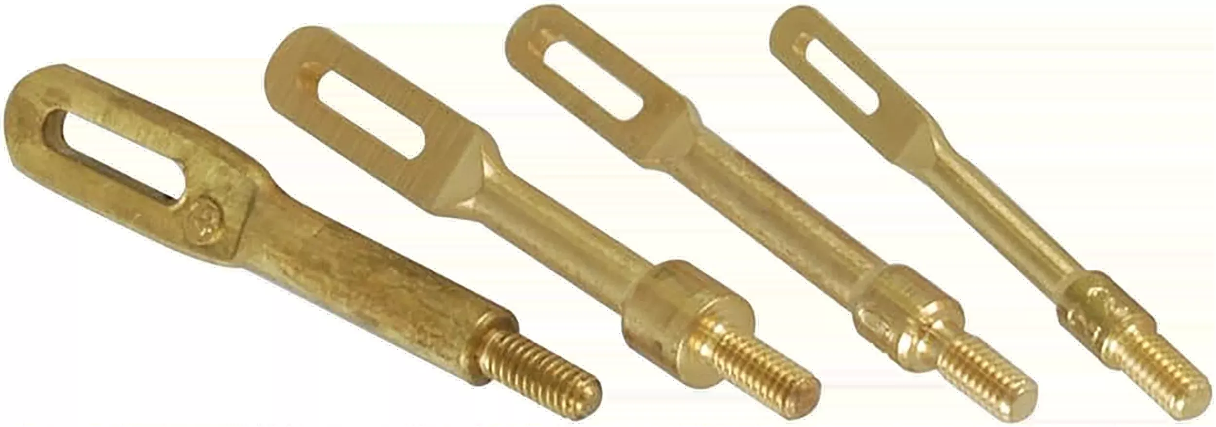 Tipton Slotted Tip Gun Cleaning Set, Brass 4‑Piece 8‑32 Male Thread for Rifle/Pistol 554428