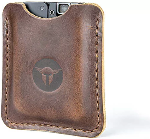 Trailblazer Lifecard Leather Sleeve Dark Brown