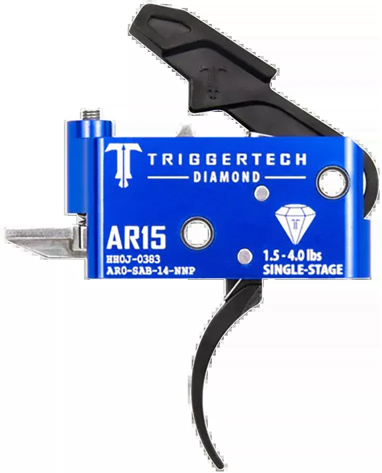 TriggerTech Diamond AR-15 1.5-4 lb Pro Curved Single-Stage Trigger