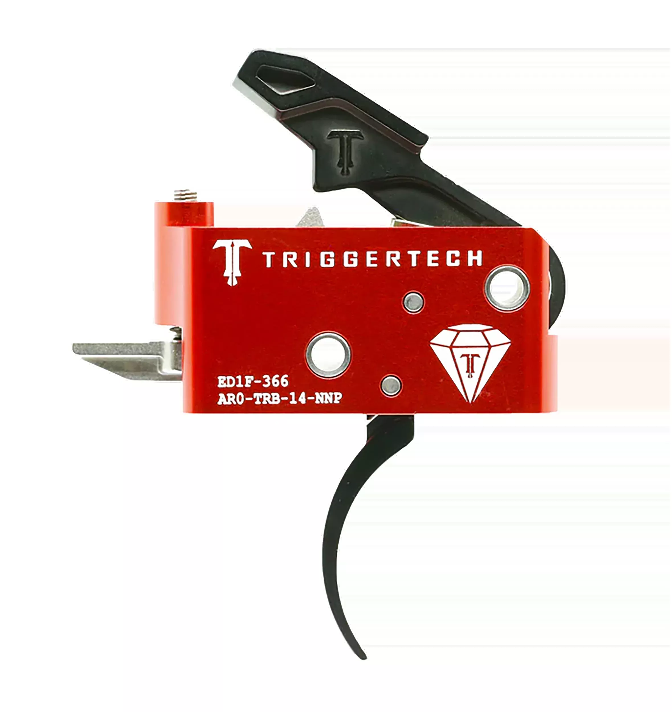 TriggerTech Diamond AR-15 1.5-4 lb Pro Curved Two-Stage Trigger