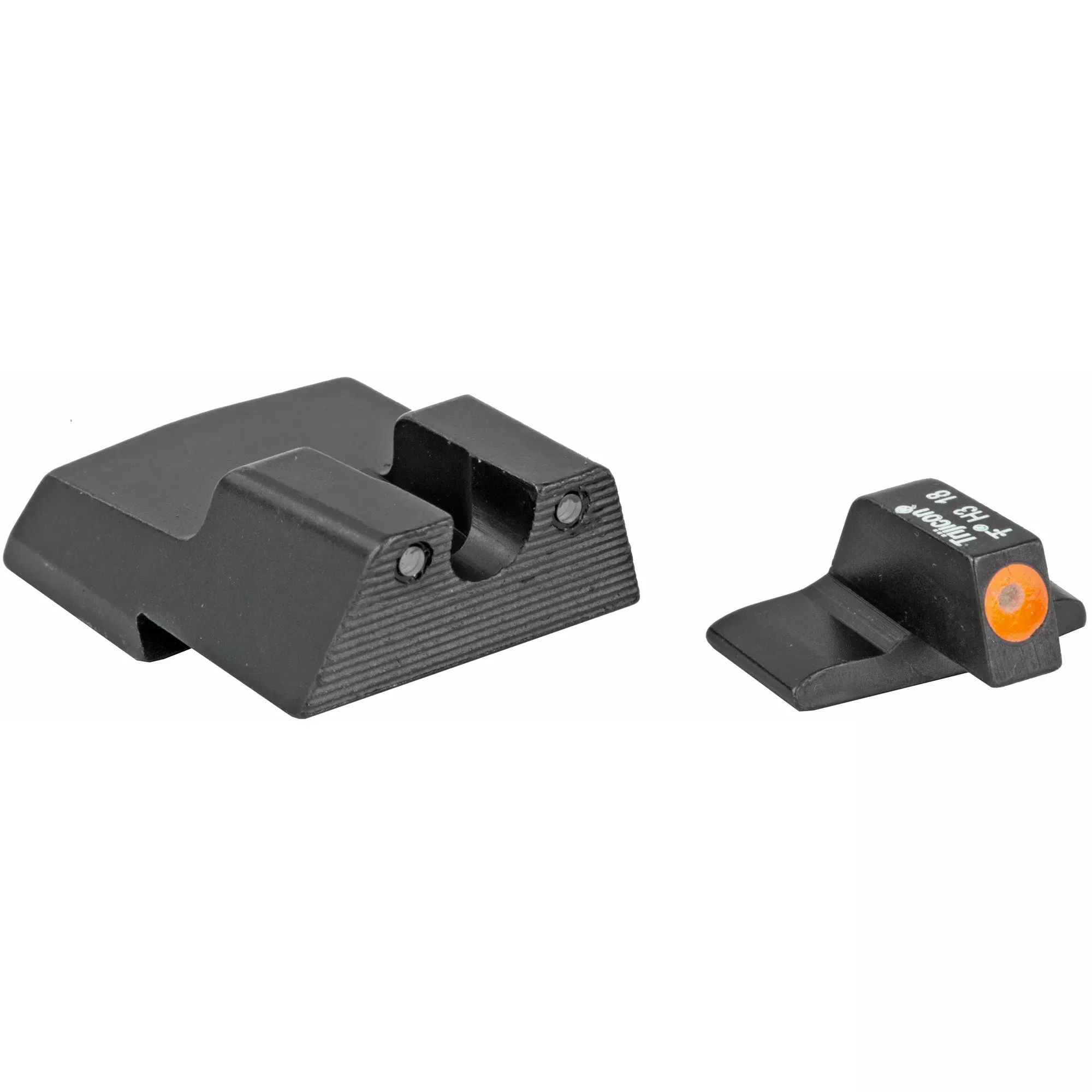 Trijicon HD Night Sights for H&K P30/P30L/45C/VP9, Orange Front, Green Tritium - HK110O-600601